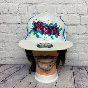 Vintage NO FEAR Headwear BOYS Size Baseball Hat Cap Embroidered Y2K - STAINS